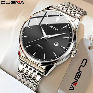 Bqna Đồng Hồ quartz Chống Thấm Nước Bằng Thép Không Gỉ 6124 Phong Cách Hàn Quốc