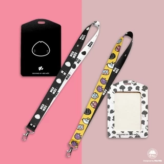 Cửa Hàng Bị Mốc - Bộ phụ kiện dây thẻ và bọc thẻ - Lanyard và Card Holder bằng da