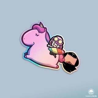 Cửa Hàng Bị Mốc - Sticker holo Oenicorn