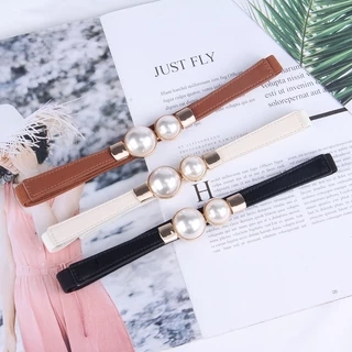 Thắt Lưng Đính Ngọc Trai Nhân Tạo Phong Cách Vintage Thời Trang