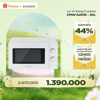 Lò vi sóng Cuckoo 20 lít CMW-A201D - Hàng chính hãng - Chất lượng Hàn Quốc