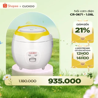 Nồi cơm điện Cuckoo 1,08 lít CR-0671 - Hàng chính hãng