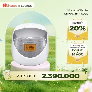 Nồi cơm điện tử Cuckoo 1.08L CR-0690F nhiều chế độ nấu,- Bảo hành 2 năm