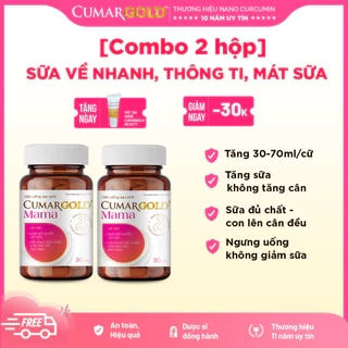 Viên Uống Lợi Sữa CumarGold Mama - Gọi Sữa Về 24h, Bổ Huyết, Phục Hồi Sức Khoẻ Sau Sinh - CMUSS2
