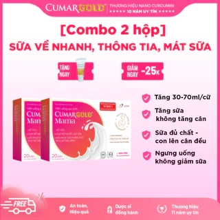 Viên Uống Lợi Sữa CumarGold Mama 20 Viên - Gọi Sữa Về 24h, Bổ Huyết, Phục Hồi Sức Khoẻ Sau Sinh - CMUSS2V