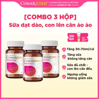 Viên Uống Lợi Sữa CumarGold Mama - Gọi Sữa Về 24h, Bổ Huyết, Phục Hồi Sức Khoẻ Sau Sinh - CMUSS3