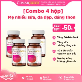 Viên Uống Lợi Sữa CumarGold Mama - Gọi Sữa Về 24h, Bổ Huyết, Phục Hồi Sức Khoẻ Sau Sinh - CMUSS4