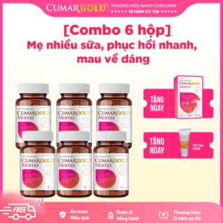 Viên Uống Lợi Sữa CumarGold Mama - Gọi Sữa Về 24h, Bổ Huyết, Phục Hồi Sức Khoẻ Sau Sinh - CMUSS6