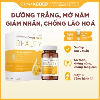 Viên Đẹp Da CumarGold Beauty 30 Viên - Hỗ Trợ Dưỡng Sáng Da, Mờ Nám Tàn Nhang, Giảm Nhăn, Chống Lão Hóa - CMB01