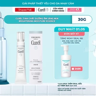 Dưỡng Sáng Da - Curel Tinh Chất Dưỡng Ẩm Sáng Mịn Brightening Moisture Essence 30g