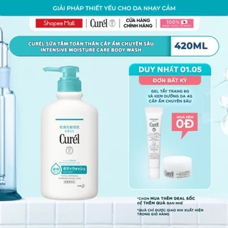 Sữa Tắm Toàn Thân Cấp Ẩm Chuyên Sâu Curel Intensive Moisture Care Body Wash 420ml