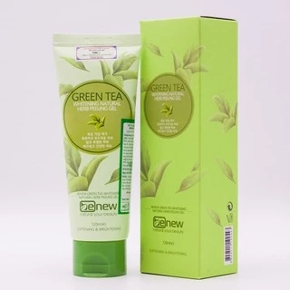 Kem tẩy da chết trà xanh ngừa mụn trắng da Benew  Peeling Geo Green Tea Hàn 120ml/Hộp