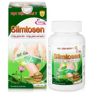 - Viên Uống Giảm Cân Slimtosen Extra Học Viện Quân Y Việt Nam (100 viên)