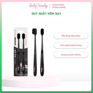 Bộ combo 2 Bàn Chải Thành Phần Than Đen Paul Medison Lacha ToothBrush Daily Beauty
