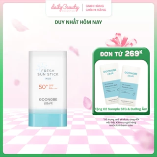 Thỏi Chống Nắng Vật Lý Thuần Chay GOONGBE Fresh Sun Stick Dành Cho Da Nhạy Cảm SPF50+ PA+++ 23g