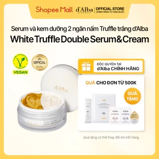 Serum và kem dưỡng 2 ngăn nấm Truffle trắng d'Alba White Truffle Double Serum & Cream 70g