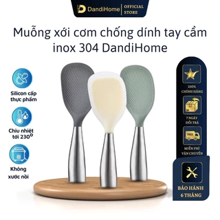 Muỗng xới cơm chống dính tay cầm inox 304 DandiHome