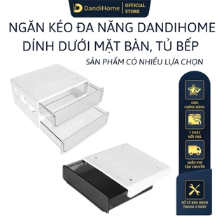Ngăn kéo đa năng DandiHome dán dưới mặt bàn làm việc và tủ bếp