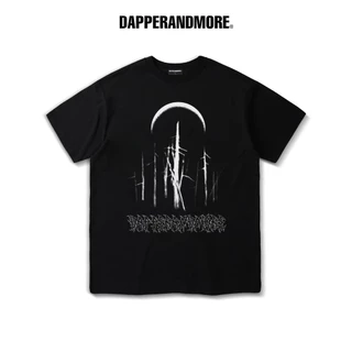Áo Thun Unisex DAPPERANDMORE Angelic Human Form Rộng Oversize 100% Cotton 250GSM - Black
