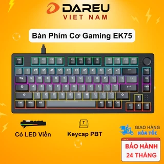 Bàn phím cơ Gaming DAREU EK75 (2 sides RGB strip, DareU DREAM sw, Type-C)