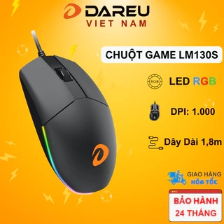 Chuột game DAREU LM130 MULTI-LED / LM130S LED Viền RGB