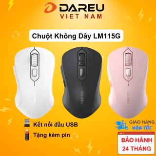 Chuột Không Dây DAREU LM115G Multi-color ( Hình Thú Lion / Dragon / Panda / Sheep )
