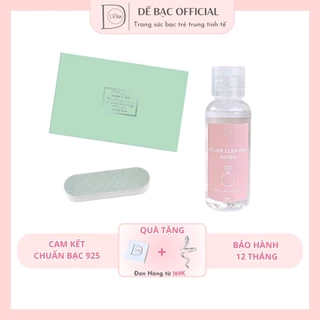 Combo làm sáng bạc nước rửa bạc khăn lau bạc thanh làm sáng bạc Sliver Clean Dế Bạc