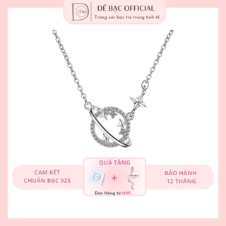 Dây chuyền bạc 925 the World thiết kế mới mẻ trẻ trung xinh xắn đáng yêu dễ thương Dế Bạc - D4457