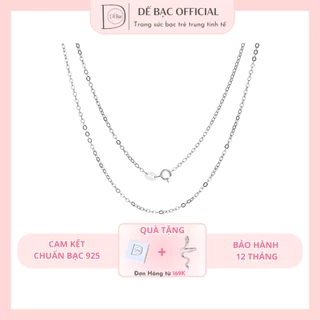 Dây Chuyền Bạc Nữ DẾ BẠC Dạng Xích Đơn Giản D4033