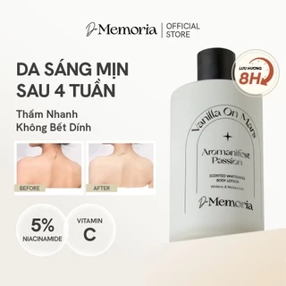 Dưỡng Thể Trắng Da Hương Nước Hoa Thư Giãn De Memoria Scented Whitening Body Lotion 300ml