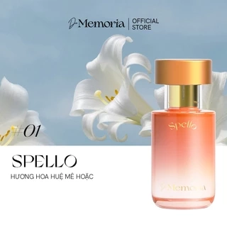 Nước Hoa Nữ Thơm Lâu De Memoria Mê Hoặc, Muôn Hoa Nở Rộ (30ml) - Spello 01 BST Ký Ức Đầu Tiên