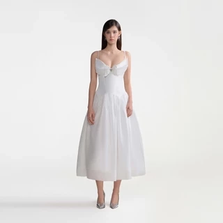 DEAR JOSÉ - Đầm dài cánh bướm trắng - Papillon