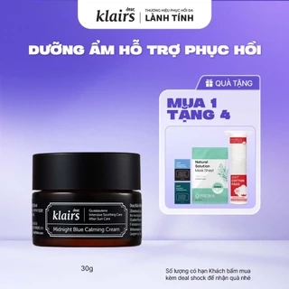 Kem dưỡng da Dear Klairs Midnight Blue Calming Cream 30g