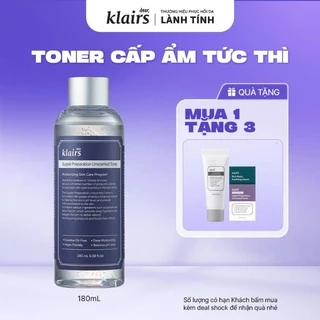 Dear, Klairs Nước hoa hồng Supple Preparation Unscented Toner 180ml