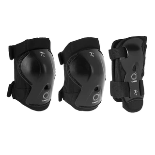 Bộ 3 dụng cụ bảo hộ chơi patin, ván trượt, xe trượt play cho trẻ em đen DECATHLON oxelo mã 8319291