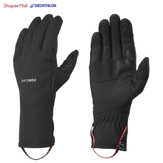 Găng tay leo núi trekking trek 500 cho người lớn đen DECATHLON forclaz mã 8655824