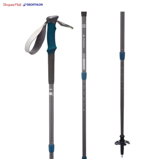 Gậy leo núi dã ngoại chống sốc forclaz 500 xám xanh dương DECATHLON forclaz mã 8379457