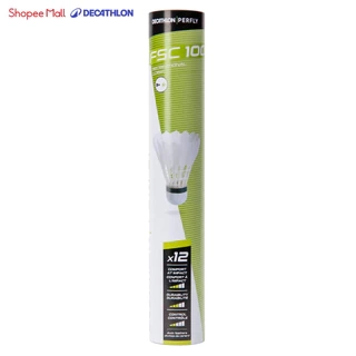 Hộp 12 quả cầu lông bằng lông vũ fsc 100 DECATHLON perfly mã 8373140