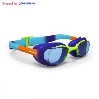 Kính bơi xbase 100 print cỡ s cam xanh dương DECATHLON NABAIJI mã 8501800