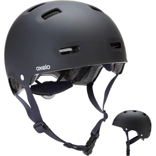 Mũ bảo hiểm mf500 đen DECATHLON oxelo mã 8552048