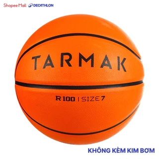 Quả bóng rổ bền r100 cỡ 7 cho người lớn cam hoàn hảo cho người mới tập DECATHLON tarmak mã 8547127