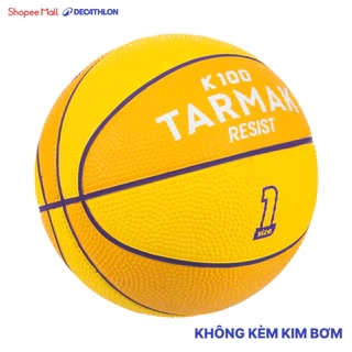 Quả bóng rổ trẻ em cao su cỡ 1 k100 vàng Decathlon TARMAK mã 8616153