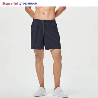 Quần short tập fitness fst 100 cho nam xanh navy DECATHLON DOMYOS mã 8529981