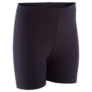 Quần short tập gym cho bé gái 100 đen DOMYOS mã 8517105