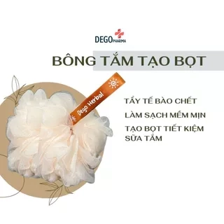 Bông tắm tạo bọt mềm mịn sợi thiên nhiên Dego cao cấp