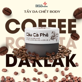 Tẩy da chết body Cậu Cà Phê Dego - Chiết xuất cà phê Đắk Lắk làm sạch, mịn và sáng da 500G