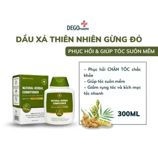 Dầu Xả Phục Hồi Dưỡng Ẩm Sâu & Giảm Rụng Tóc Gừng đỏ DEGO PHARMA 250ml