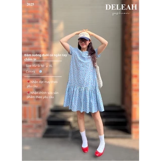 Đầm Suông Đuôi Cá Ngắn Tay - Deleah - Thời Trang Thiết Kế