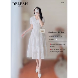 De Leah - Đầm Ôm Tay Lỡ 2 Tầng - Thời Trang Thiết Kế