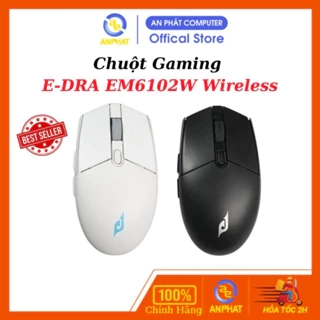 Chuột E-DRA EM6102W Wireless - Bảo hành chính hãng 24 tháng